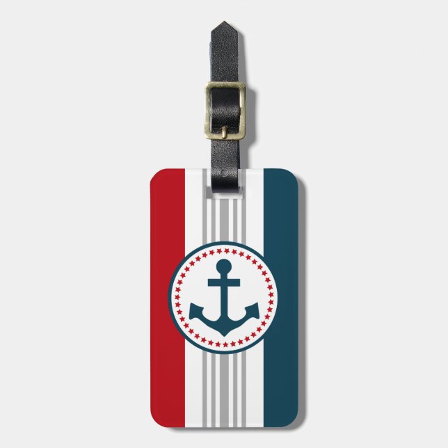 Nautisk design bagagebricka (Vertikal Framsida)