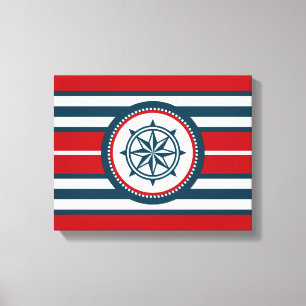 Nautisk design canvastryck