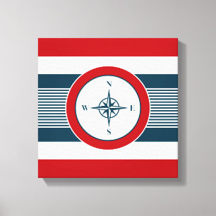 Nautisk design canvastryck