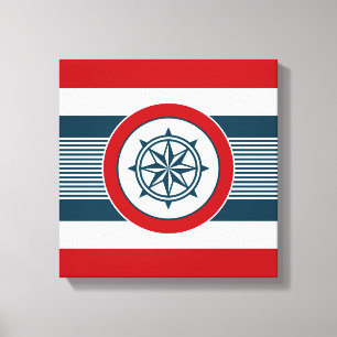 Nautisk design canvastryck