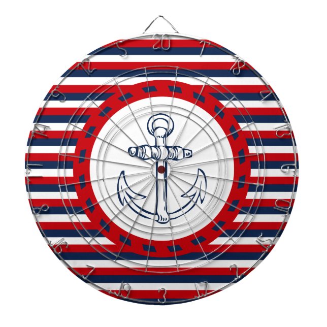 Nautisk design darttavla (Framsidan)