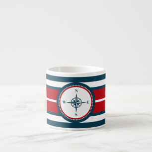 Nautisk design espressomugg