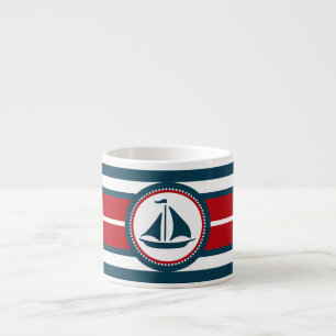 Nautisk design espressomugg
