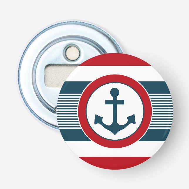 Nautisk design flasköppnare (Framsidan)