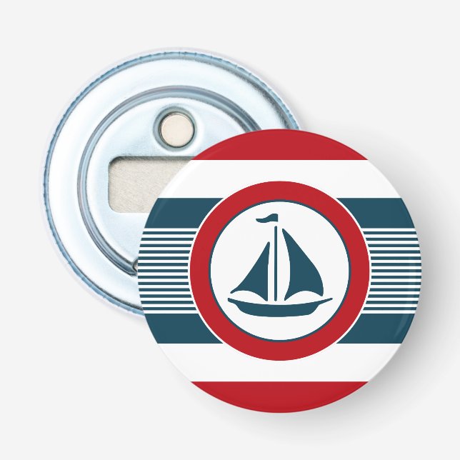 Nautisk design flasköppnare (Framsidan)