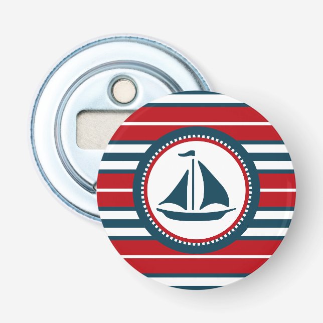 Nautisk design flasköppnare (Framsidan)
