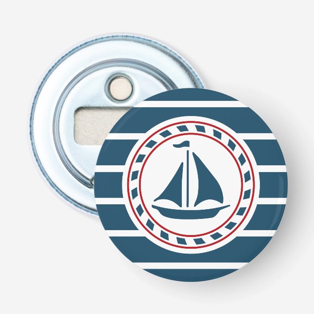 Nautisk design flasköppnare (Framsidan)
