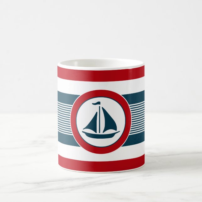 Nautisk design kaffemugg (Center)