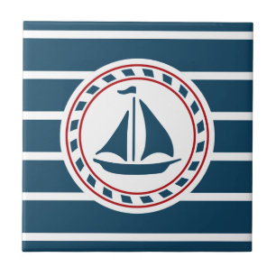 Nautisk design kakelplatta
