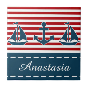 Nautisk design kakelplatta
