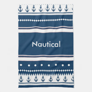 Nautisk design kökshandduk
