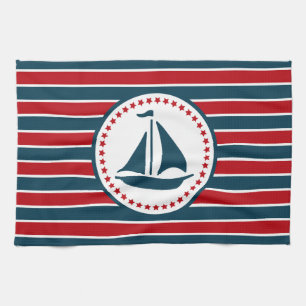 Nautisk design kökshandduk