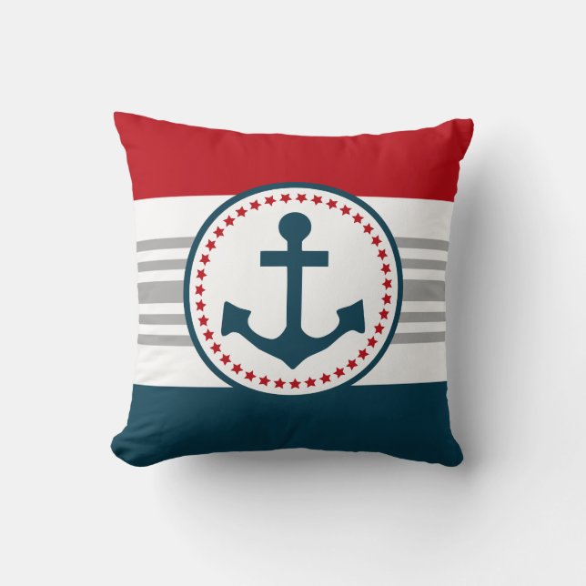 Nautisk design kudde (Framsida)
