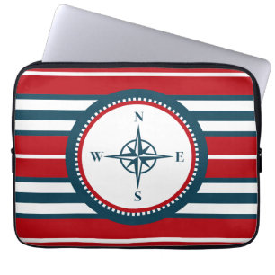 Nautisk design laptop fodral