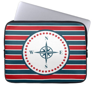 Nautisk design laptop fodral