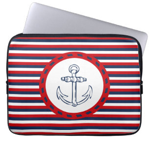 Nautisk design laptop fodral