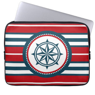 Nautisk design laptop fodral