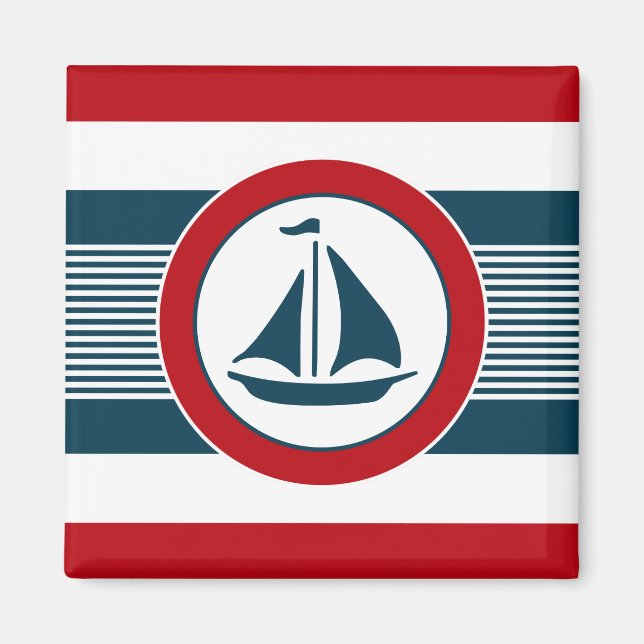 Nautisk design magnet (Framsidan)
