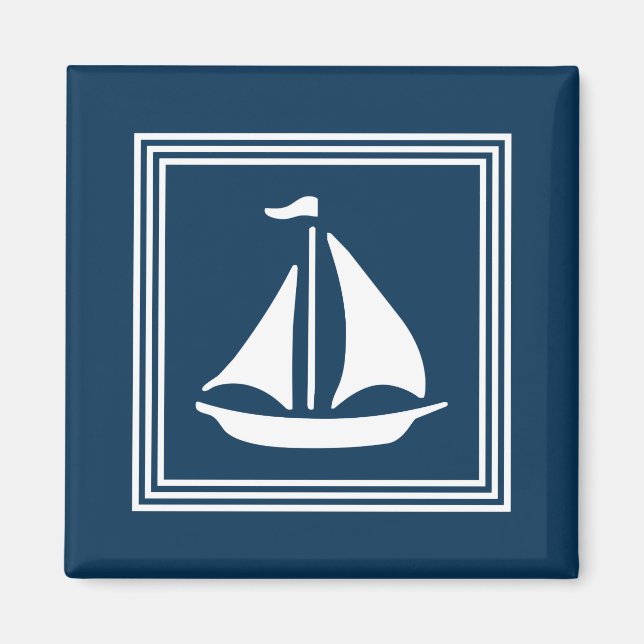 Nautisk design magnet (Framsidan)