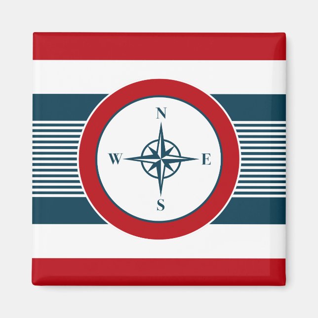 Nautisk design magnet (Framsidan)