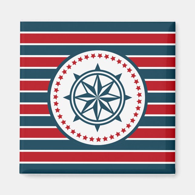 Nautisk design magnet (Framsidan)