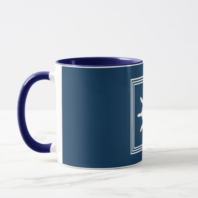 Nautisk design mugg (Vänster)