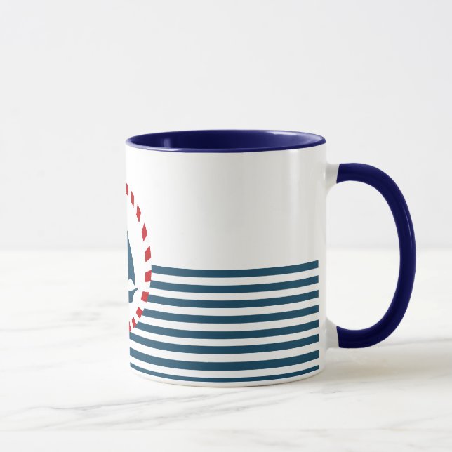 Nautisk design mugg (Höger)