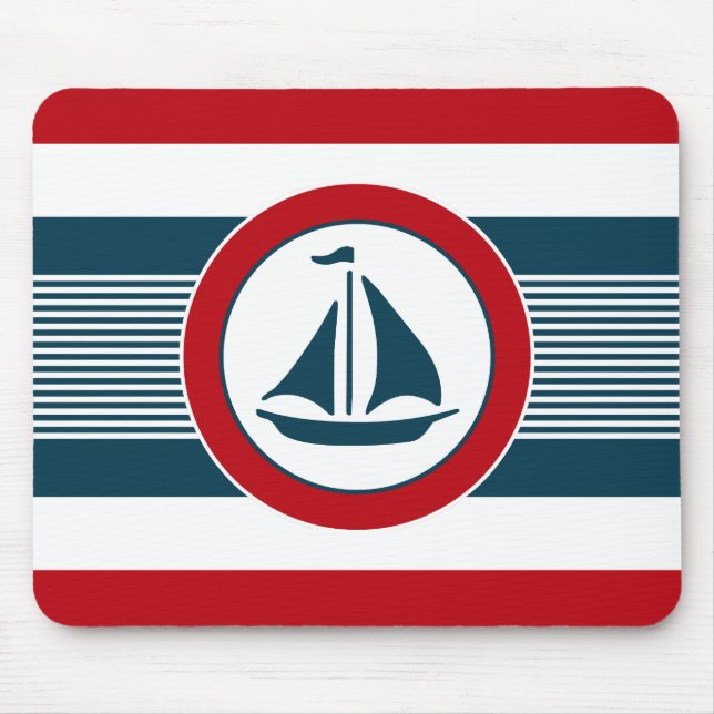 Nautisk design musmatta (Framsidan)