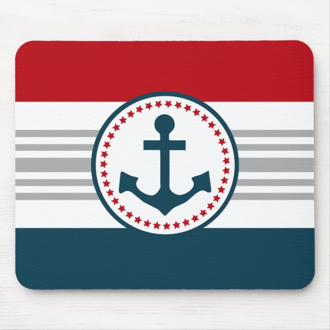 Nautisk design musmatta (Framsidan)