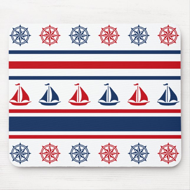 Nautisk design musmatta (Framsidan)