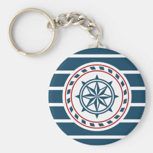 Nautisk design nyckelring
