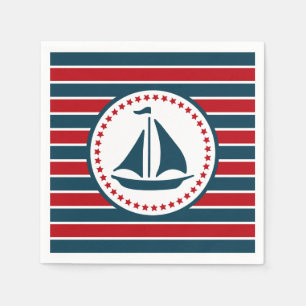 Nautisk design pappersservett