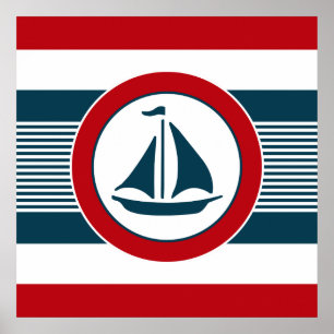 Nautisk design poster