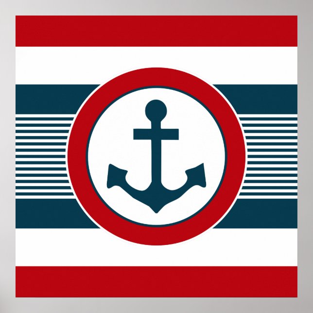 Nautisk design poster (Framsidan)