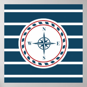 Nautisk design poster