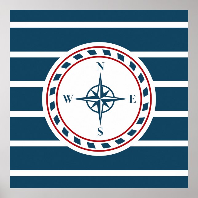 Nautisk design poster (Framsidan)