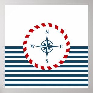 Nautisk design poster