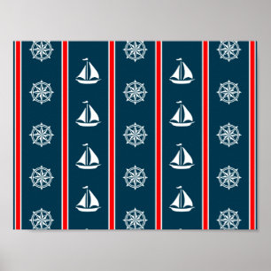 Nautisk design poster