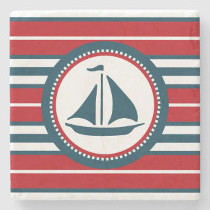 Nautisk design stenunderlägg
