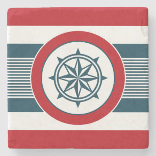 Nautisk design stenunderlägg
