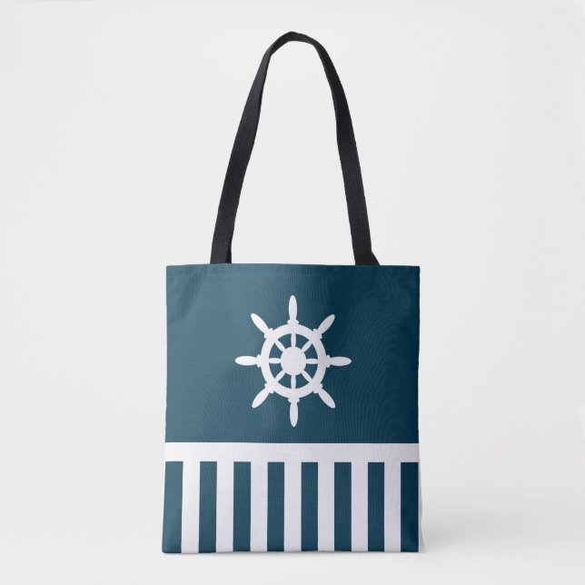 Nautisk design tygkasse (Framsida)