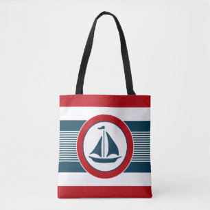 Nautisk design tygkasse