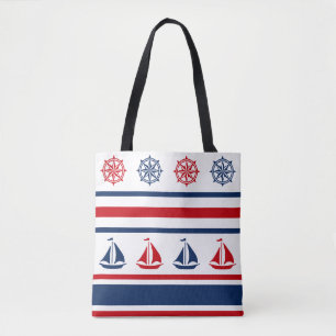 Nautisk design tygkasse