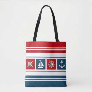 Nautisk design tygkasse