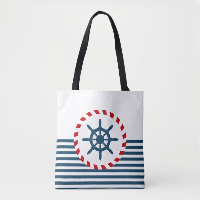 Nautisk design tygkasse (Framsida)