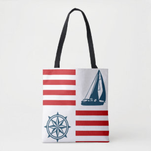 Nautisk design tygkasse