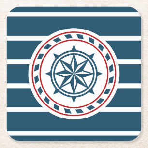 Nautisk design underlägg papper
