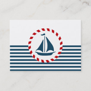 Nautisk design visitkort