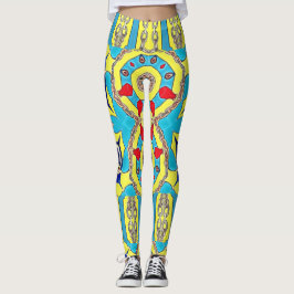 NAUTISK DESIGNERKOLLAGE LEGGINGS