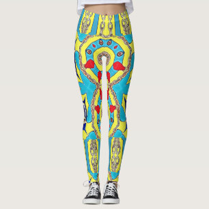 NAUTISK DESIGNERKOLLAGE LEGGINGS